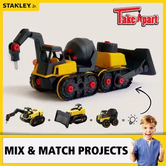 Stanley Jr. TT010-SY Komplet za gradnju, bager za rušenje Stanley Jr. TT010-SY Komplet za gradnju, bager za rušenje