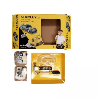 Stanley Jr. U004-K02-T03-SY Set autića, bagera i 3 komada alata