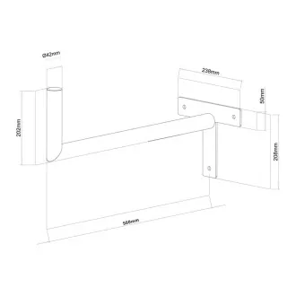 SHO 1122 ANTENA. STELL ZIDNI NOSAČ SHO 1122 ANTENA. STELL ZIDNI NOSAČ