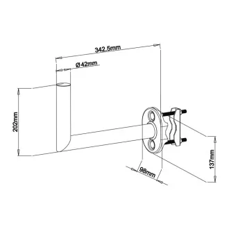 SHO 1123 ANTENA. STELL NOSAČ ZA BALKON SHO 1123 ANTENA. STELL NOSAČ ZA BALKON