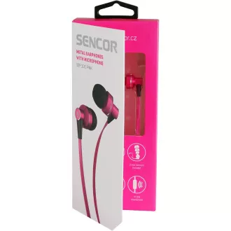 SEP 300 MIC PINK MET SENCOR ZA SLUŠALICE