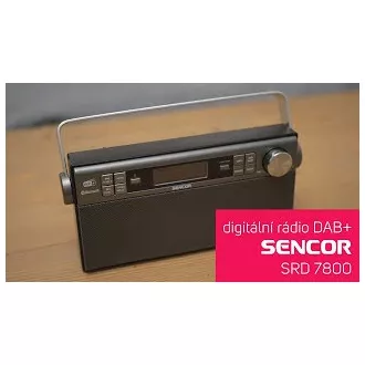 SRD 7800 DAB/FM/BT RADIO SENZOR