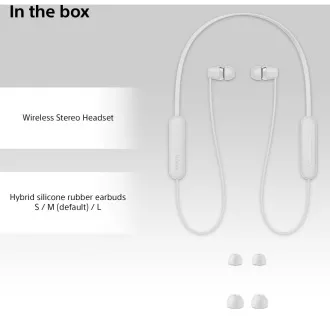 WIC100W.CE7 bijele Sony BT slušalice