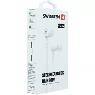 SLUŠALICE RAINBOW YS-D2 WHITE SWISSTEN SLUŠALICE RAINBOW YS-D2 WHITE SWISSTEN