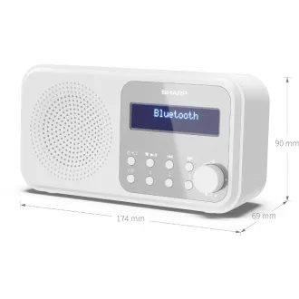 DR-P420WH FM/DAB RADIO PRIJEMNIK SHARP