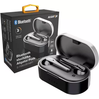 BT sluh. PODS TWS03, crni ALIGATOR