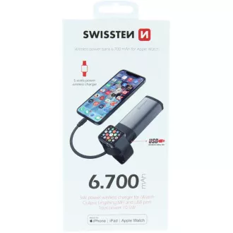 2u1 APP.W.MFi POW.BANK 6700mAh SWISSTEN