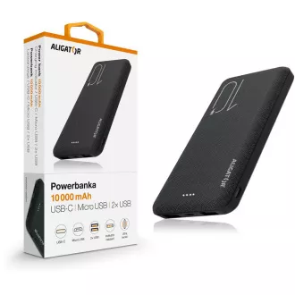 Powerbank 10000mAh 2u1 ALIGATOR Powerbank 10000mAh 2u1 ALIGATOR