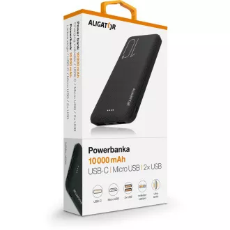 Powerbank 10000mAh 2u1 ALIGATOR Powerbank 10000mAh 2u1 ALIGATOR