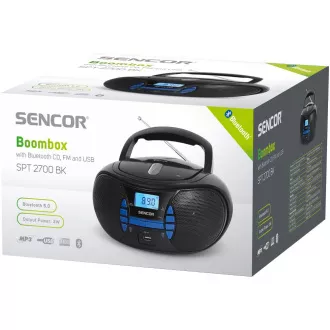 SPT 2700 BK SA CD/MP3/USB/BT SENZ SPT 2700 BK SA CD/MP3/USB/BT SENZ