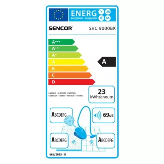 SVC 9000BK 4AAAA EcoPower usisavač SENCOR