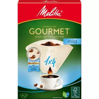 FILTRI GOURMET MILD 1X4 / 80 MELITTA