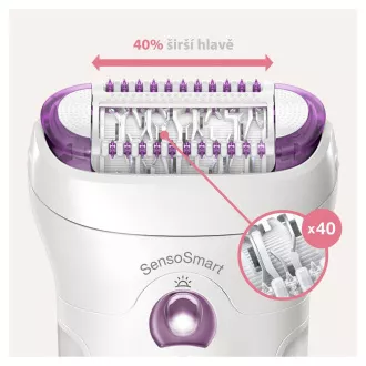 SILK-EPIL 9-710 LJUBIČASTI EPILATOR BRAUN