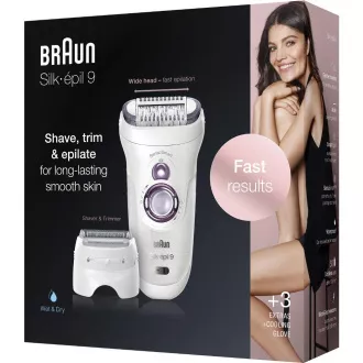 SILK-EPIL 9-710 LJUBIČASTI EPILATOR BRAUN