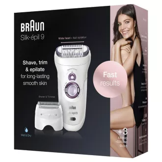 SILK-EPIL 9-710 LJUBIČASTI EPILATOR BRAUN