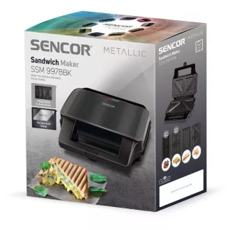 SSM 9978BK SENCOR aparat za sendviče SSM 9978BK SENCOR aparat za sendviče