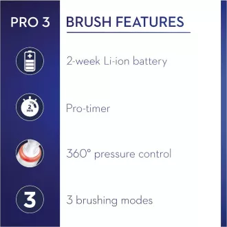 PRO 3 3000 ČETKA UKRSNOG DJELOVANJA ORAL-B