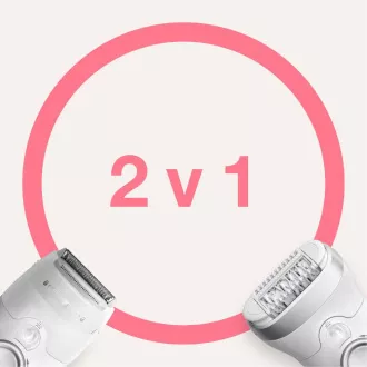 SILK-ÉPIL 9-705 SREBRNI EPILATOR BRAUN