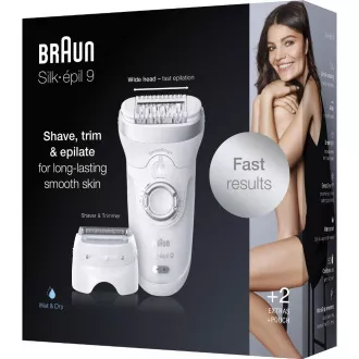 SILK-ÉPIL 9-705 SREBRNI EPILATOR BRAUN