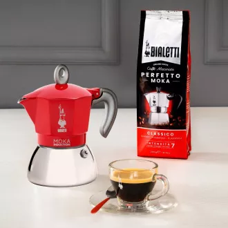 INDUKCIJA CRVENE. 4P. MOKA KETTLE BIALETTI