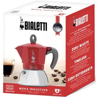 INDUKCIJA CRVENE. 4P. MOKA KETTLE BIALETTI
