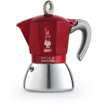 INDUKCIJA CRVENE. 6P. MOKA KETTLE BIALETTI