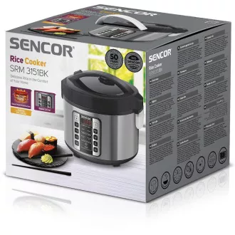 SRM 3151BK kuhalo za rižu SENCOR