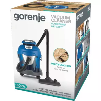 VC1601BUWD GORENJE USISAVAČ VIŠENAMJENSKI VC1601BUWD GORENJE USISAVAČ VIŠENAMJENSKI
