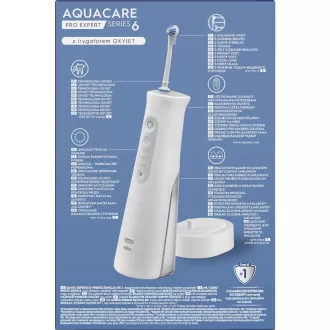 AQUACARE 6 PRO EXPERT VODICA ZA ISPIRANJE USTA ORAL-B AQUACARE 6 PRO EXPERT VODICA ZA ISPIRANJE USTA ORAL-B