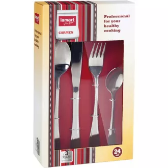 LT5001 SET PRIBORA ZA JELO 24 KOM CARMEN LAMART