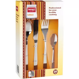 LT5002 SET PRIBORA ZA JELO 24KOM LEILA LAMART
