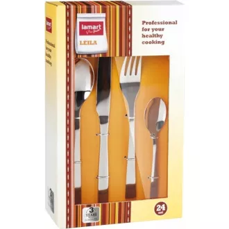 LT5002 SET PRIBORA ZA JELO 24KOM LEILA LAMART