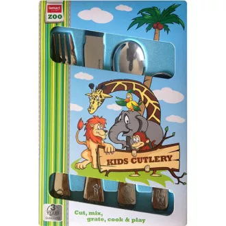 LT5005 DJEČJI SET PRIBORA ZA JELO 4KOM ZOO LAMART LT5005 DJEČJI SET PRIBORA ZA JELO 4KOM ZOO LAMART