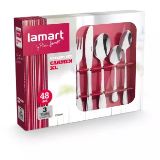 LT5006 SET PRIBORA ZA JELO 48 KOM CARMEN XL LAMART