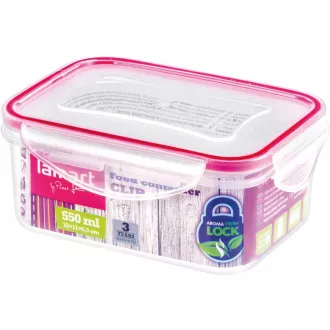 LT6007 KUTIJA PRAVOKUTNA 550ML CLIP LAMART