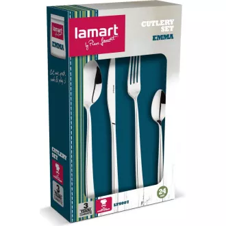 LT5007 SET PRIBORA ZA JELO 24 KOM EMMA LAMART LT5007 SET PRIBORA ZA JELO 24 KOM EMMA LAMART