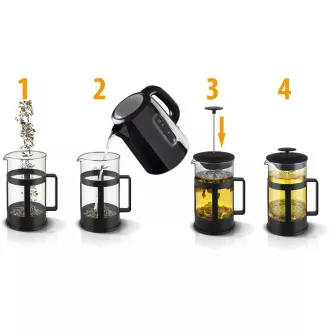 LT7048 KETTLE KAVA / ČAJ 1L PRESS LAMART