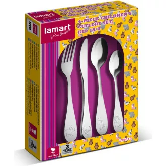 LT5013 DJEČJI SET PRIBORA ZA JELO 4KOM KID LAMART LT5013 DJEČJI SET PRIBORA ZA JELO 4KOM KID LAMART