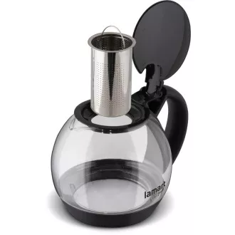 LT7058 KETTLE STAKLO 2L CRNA ŽARULJA LAMART