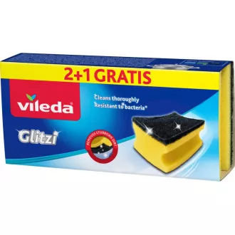 GLITZI PLUS SPUŽVICA 3KOM VILEDA