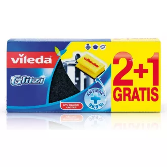GLITZI PLUS SPUŽVICA 3KOM VILEDA