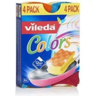 PUR ACTIVE COLORS SPUŽVA 3+1KOM VILEDA
