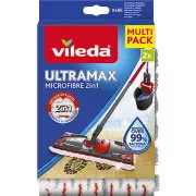 ULTRAMAX MIKROVLAKNA 2V1 PAKIRANJE 2KOM VILEDA