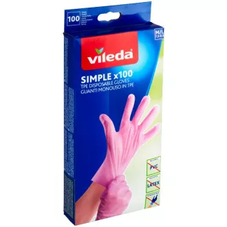 JEDNOSTAVNE RUKAVICE S/M 100KOM VILEDA