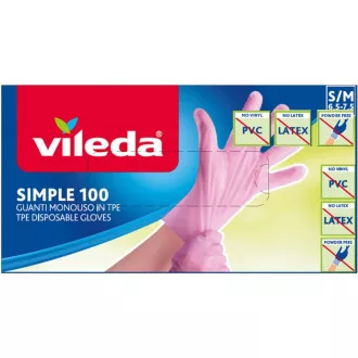 JEDNOSTAVNE RUKAVICE S/M 100KOM VILEDA