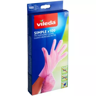 JEDNOSTAVNE RUKAVICE S/M 100KOM VILEDA