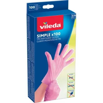JEDNOSTAVNE RUKAVICE S/M 100KOM VILEDA