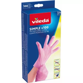 JEDNOSTAVNE RUKAVICE S/M 100KOM VILEDA