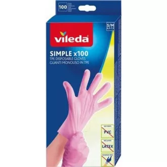 JEDNOSTAVNE RUKAVICE S/M 100KOM VILEDA