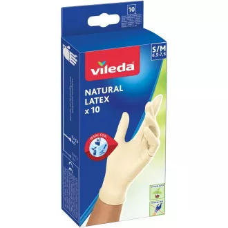 RUKAVICE OD PRIRODNOG LATEKSA S/M 10 KOM VILEDA